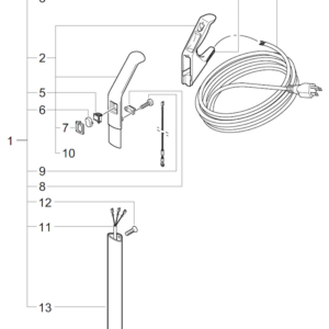 HANDLE COMPLETE GRAY 86142430 POS 1L