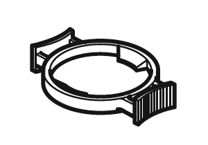 Retaining Ring, Dark Gray  86414170  POS  37L, 10, 40, 20