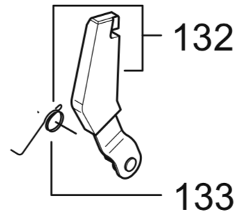 Support Lever 86145440 POS 132