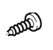 86147030 - Screw M3 9 x 13 mm POS 140 L - also 0102ER POS 14