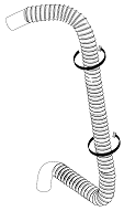 Drain Hose, Tank  for Chariot ISCRUB  - 86315500 - POS 18
