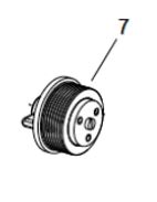 Brush Drive Assembly POS 7