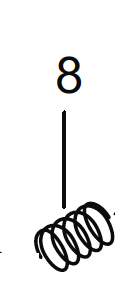 86345570  Spring, Switch  for VS - POS 8