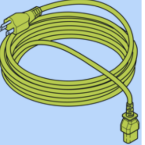 MAINS CABLE YELLOW 40 FT. 86397560  POS 11 L