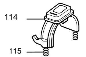 Brush Roller Release 86138650 POS 114